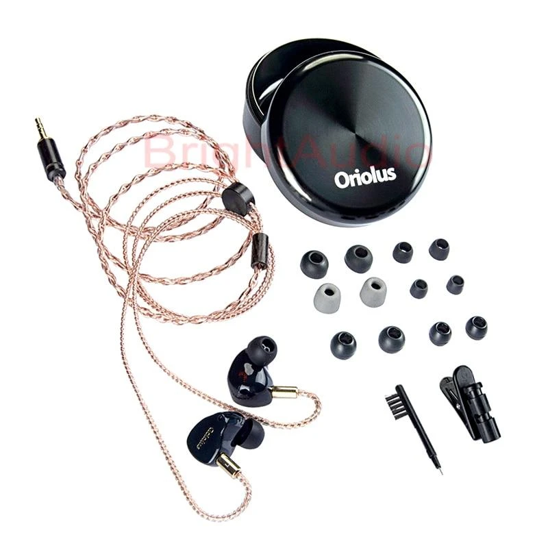 Black Oriolus Earphone Denmark Sonion BA Driver +10mm Custom Dynamic - Image 6