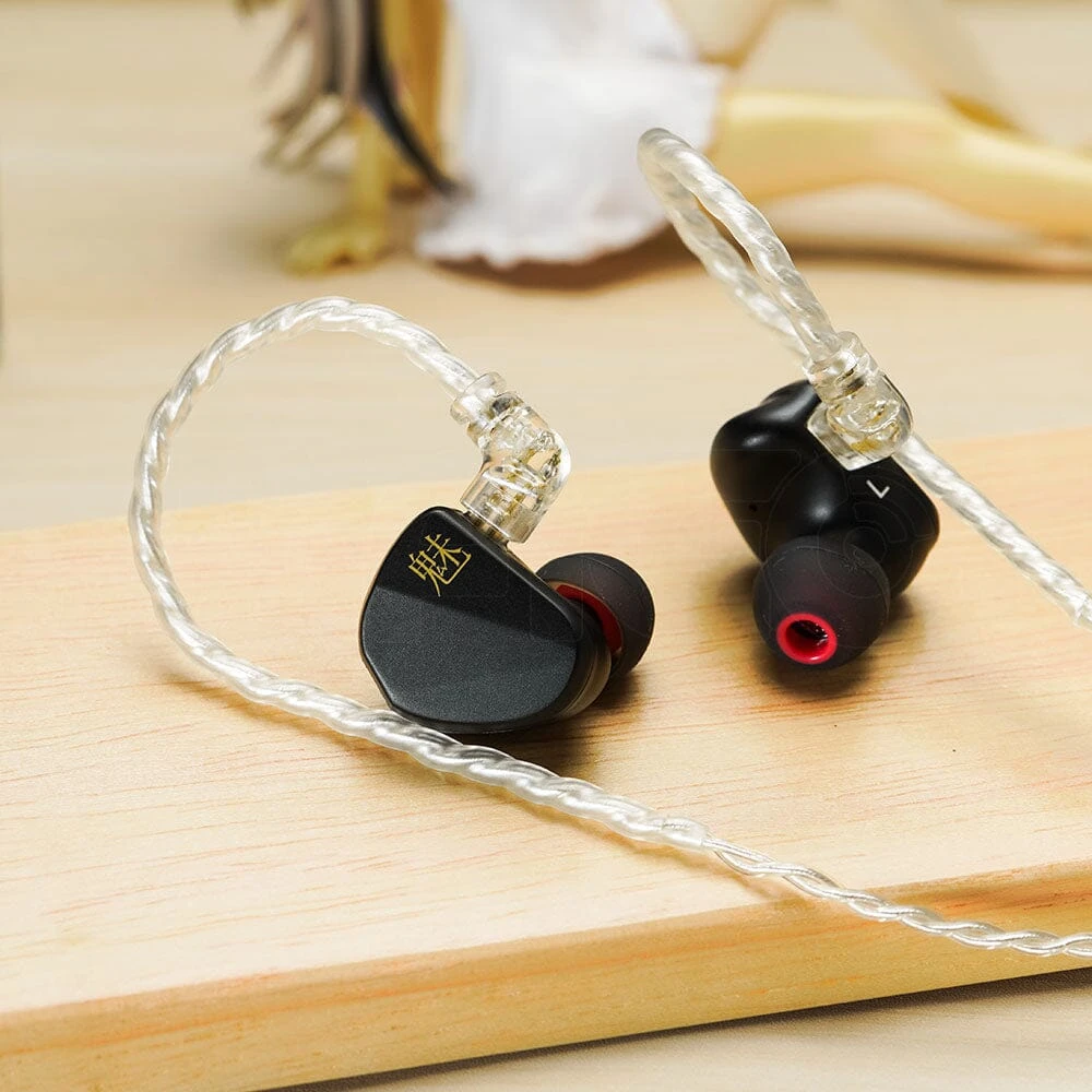 CVJ Mei 1DD + 2BA Knowles Balanced Armature Hybrid In-Ear Earphone