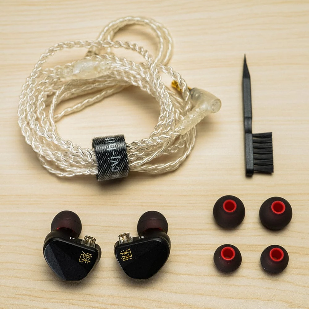 CVJ Mei 1DD + 2BA Knowles Balanced Armature Hybrid In-Ear Earphone - Image 3