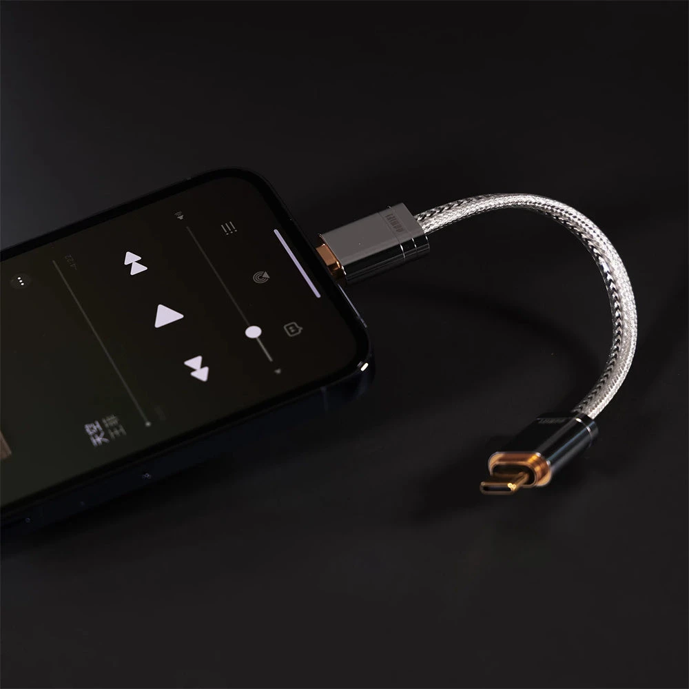 DD DdHiFi MFi09S Lightning To USB C OTG Data Cable For IOS Device & USB-C Audio Devices