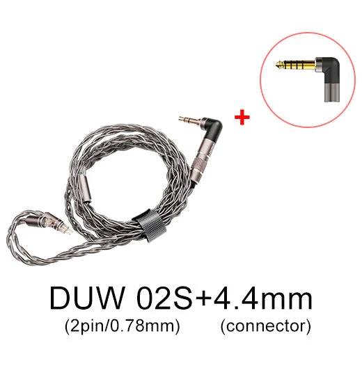 DUNU DUW02S DUW-02S High-purity Upgraded Earphone Cable - Image 5