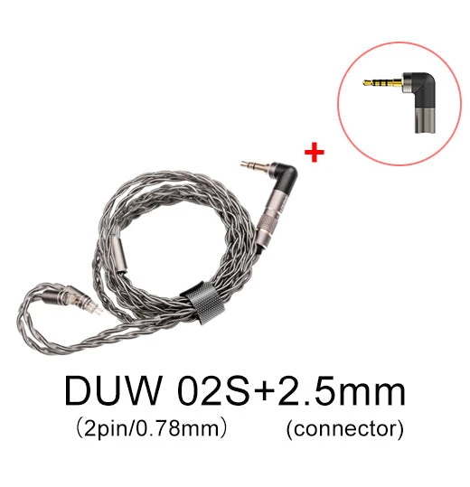 DUNU DUW02S DUW-02S High-purity Upgraded Earphone Cable - Image 8