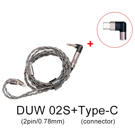 DUNU DUW02S DUW-02S High-purity Upgraded Earphone Cable - Image 9