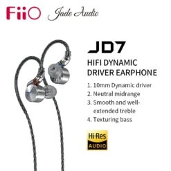 FiiO Jade Audio JD7 10mm Dynamic Driver In-Ear Earphone