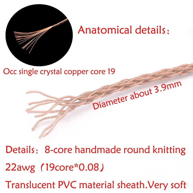 GUCraftsman 6N OCC Copper Headphone Cable For Sony MDR-Z1R MDR-Z7 MDR-Z7M2 - Image 6