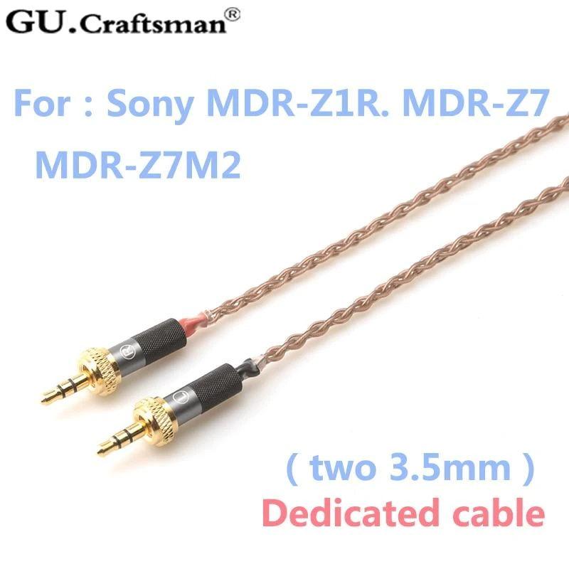 GUCraftsman 6N OCC Copper Headphone Cable For Sony MDR-Z1R MDR-Z7 MDR-Z7M2 - Image 3