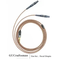 GUCraftsman 6N OCC Copper Upgrade Cable For Focal Utopia