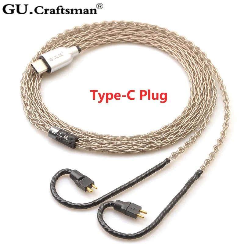 GUCraftsman 6N Silver Upgrade Cable For FitEar MH334 MH335DW Togo334 Private 223 Private 333 F111 - Image 2
