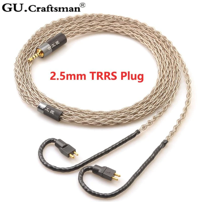GUCraftsman 6N Silver Upgrade Cable For FitEar MH334 MH335DW Togo334 Private 223 Private 333 F111 - Image 6