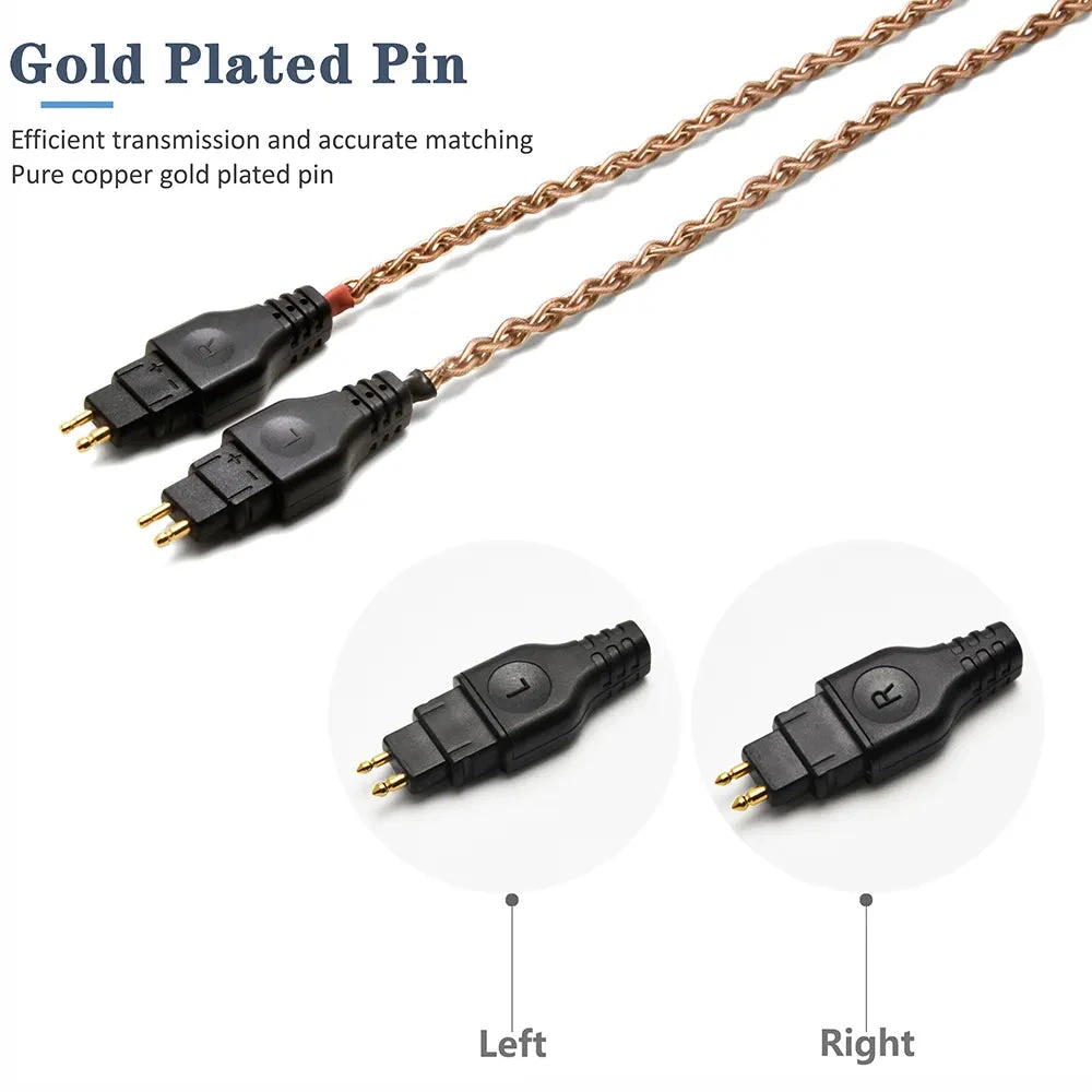 GUCraftsman 6N Single Crystal Copper Headphone Cables For SENNHEISER HD580 HD600 HD650 HD660S - Image 2