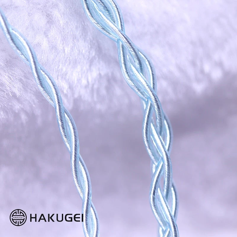 HAKUGEI Galaxy Litz Silver Plated OCC Earphone Cable 0.78 / MMCX- 4.4 / 3.5 / 2.5 - Image 3