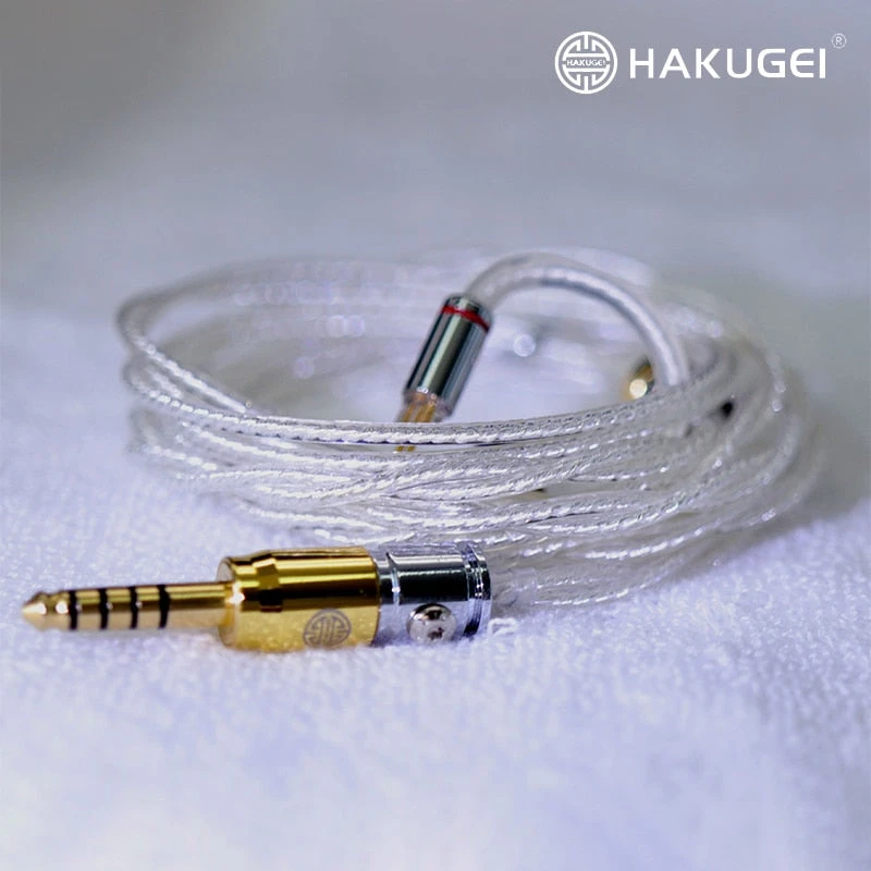 HAKUGEI Glacier 2 Core Silver Plated 6N OCC HiFi Earphone Cable 4.4 3.5 2.5-0.78 MMCX QDC A2DC JH Fitear - Image 3