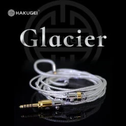 HAKUGEI Glacier 2 Core Silver Plated 6N OCC HiFi Earphone Cable 4.4 3.5 2.5-0.78 MMCX QDC A2DC JH Fitear