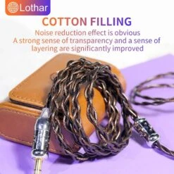 HAKUGEI Lothar 7N OCC Copper Earphone Cable With 2Pin 0.78 MMCX - 2.5 / 3.5 / 4.4 / Type-C / Lightning