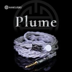 HAKUGEI Plume Cotton Shielding Litz Silver Plated Occ Earphone Cable 4.4 3.5 2.5 - 0.78 / MMCX