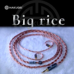 HAKUGEI Rice Litz 6N OCC Earphone Cable 3.5 2.5 4.4 / MMCX 0.78 QDC A2DC KZ
