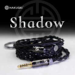 HAKUGEI Shadow 4 Strands Litz 6NOCC Copper Nylon Shielding Earphone Cable 4.4 3.5 2.5-0.78 MMCX QDC
