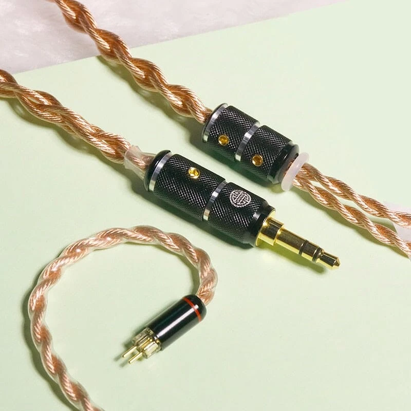 HAKUGEI Sound Of Thunder Litzs 6N OCC Copper Mixed Silver Earphone Cable 2Pin MMCX - 2.5 /3.5 /4.4 - Image 4