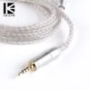 KB EAR 16 Core Silver Earphone IEM Cable With Metal 2pin/MMCX/QDC