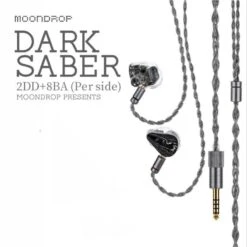 Pre-Order Moondrop Dark Saber 2DD + 8BA Hybrid In-Ear Monitor