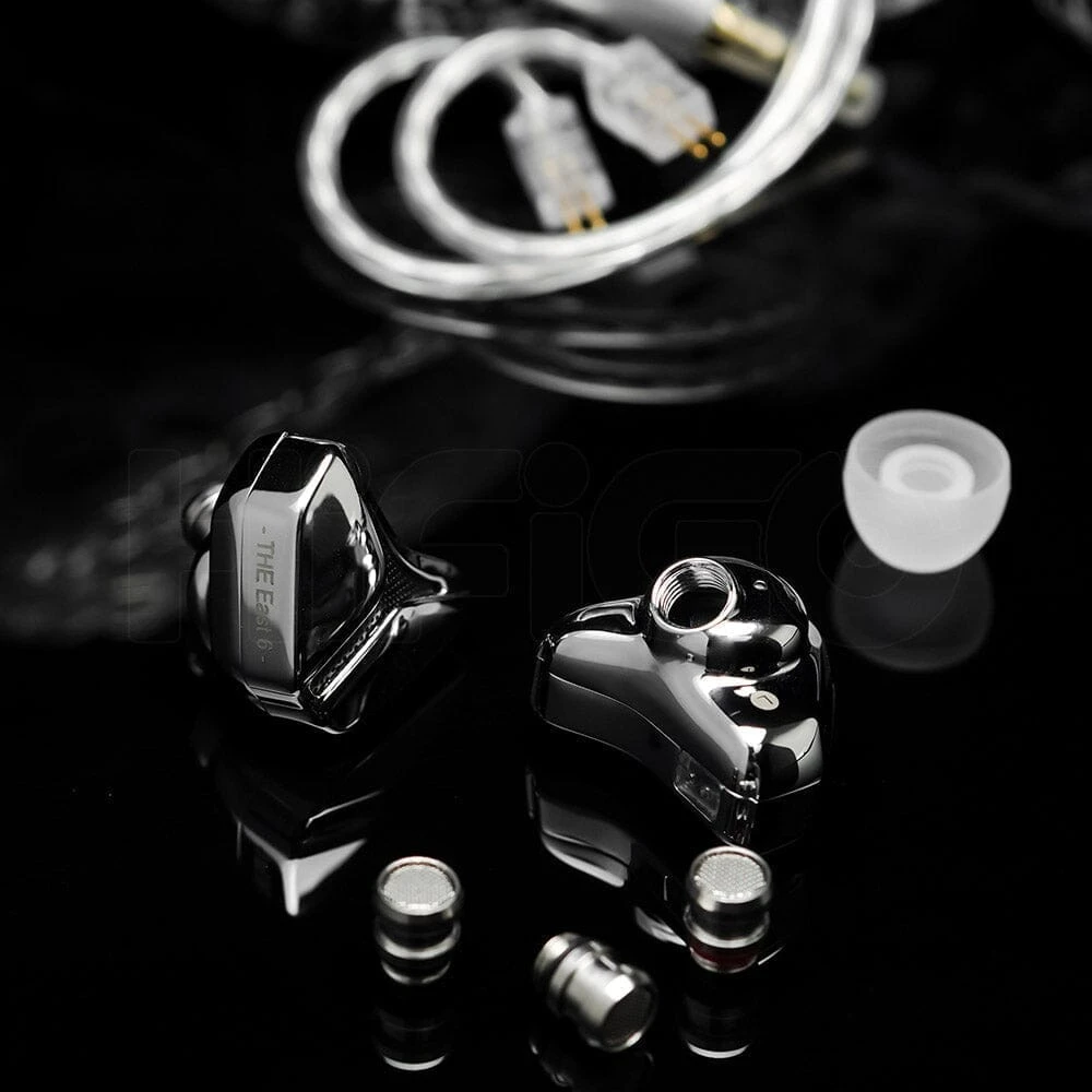 MUSE HiFi The East6 / East 6 Pure Single 10mm Flagship Dynamic Driver IEMs - Image 5
