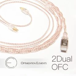 OE Audio 2DualOFC High-Fidelity Earphone Cable