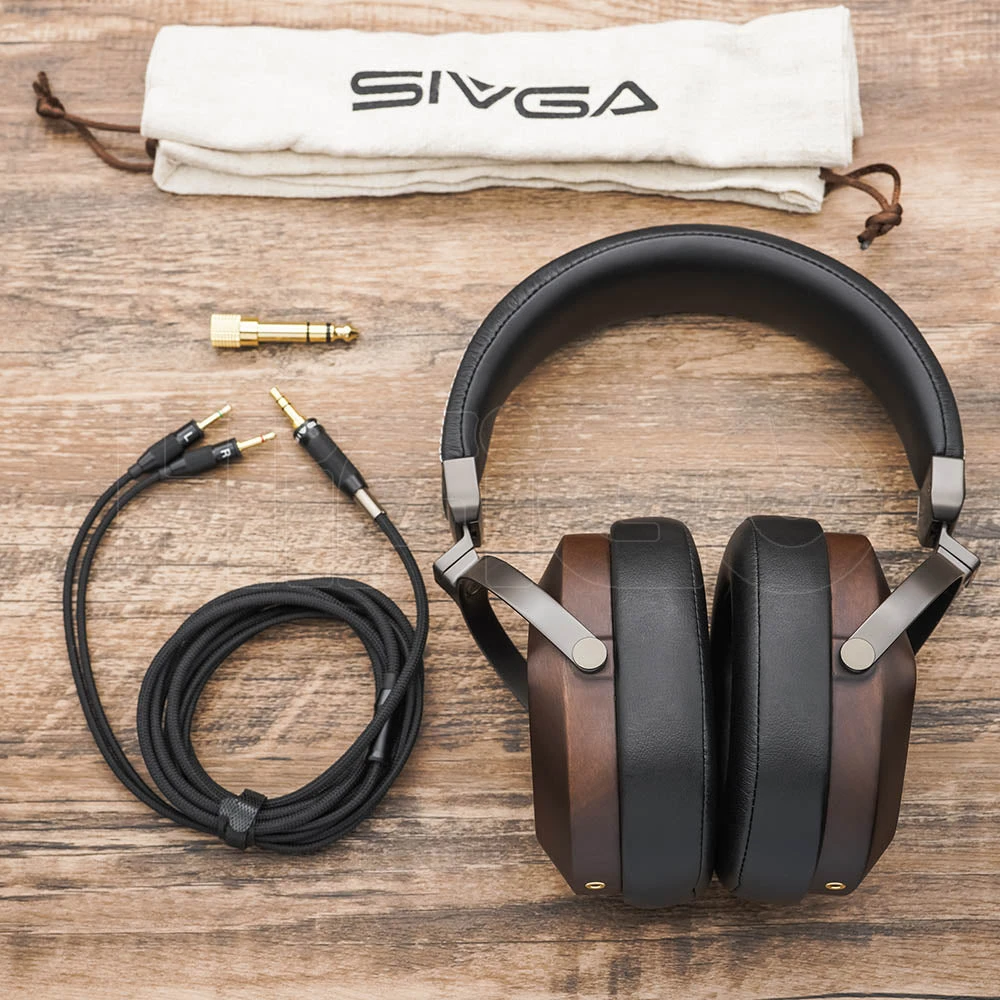 SIVGA Oriole Classic Fashionable Closed Back Rosewood HiFi Headphone - Image 2