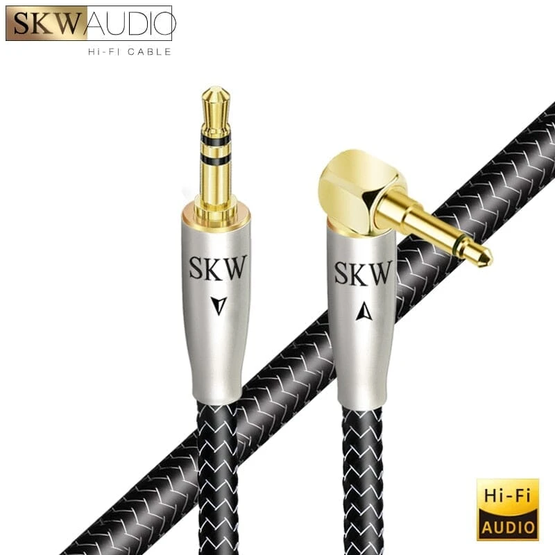 SKW WG20-02C Car Aux Audio Cable 3.5MM To 3.5MM Jack High-Purity Copper Conductor - Image 6