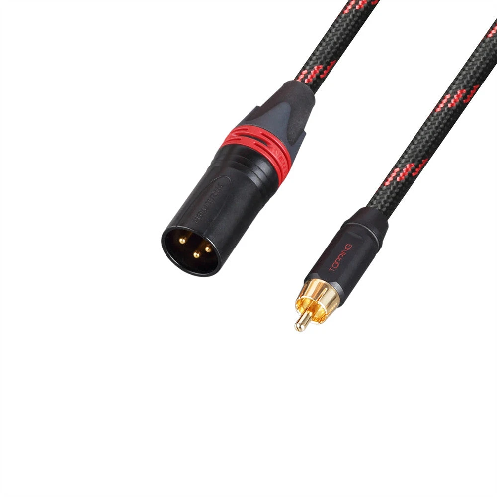 TOPPING TCRX1 Fever Audio Cable Double Lotus RCA To Double Canon XLR Male Cable - Image 3