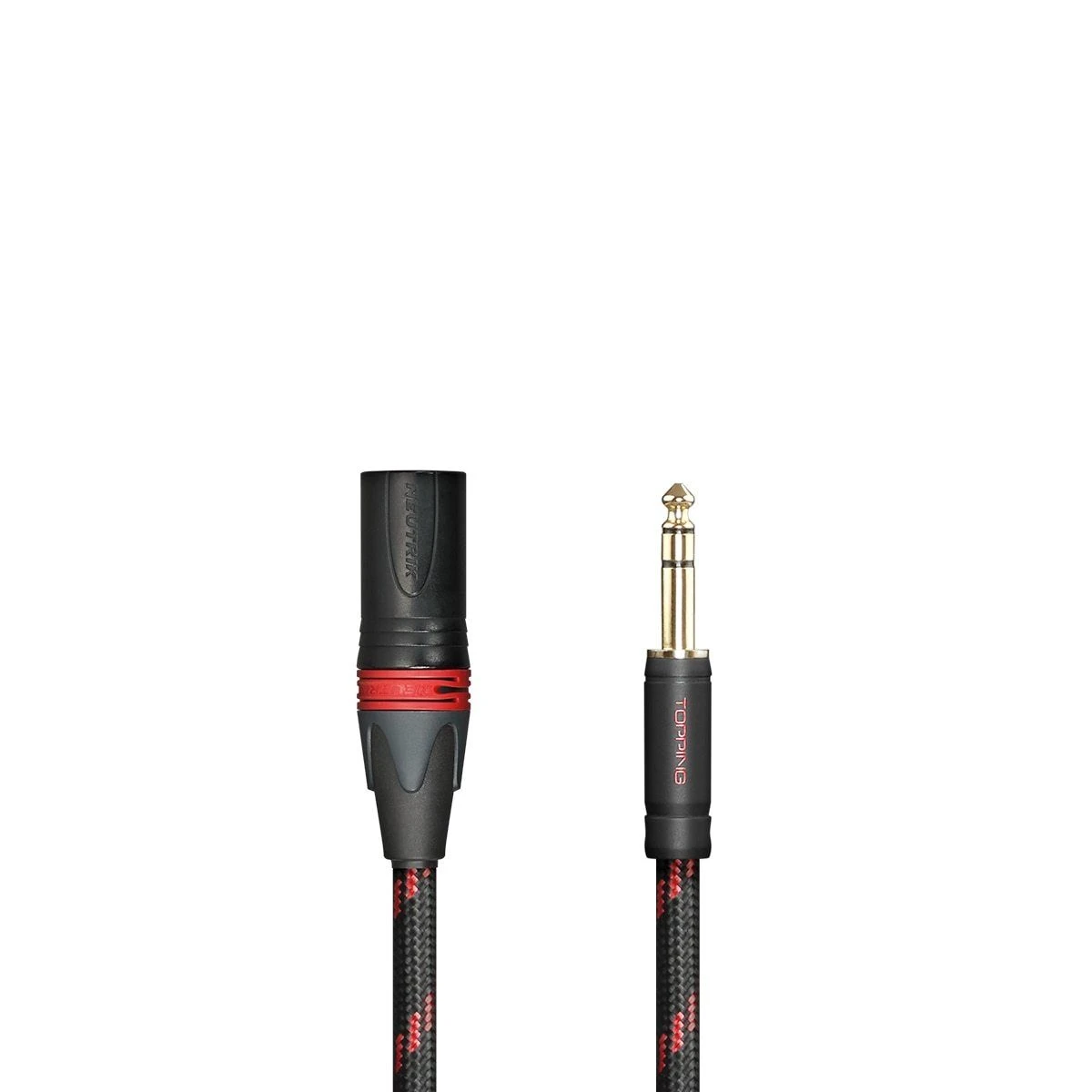 TOPPING TCT2 3-Pin Male XLR To 6.35mm TRS Balanced Copper Cable OCC (Pair) - Image 2