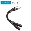 TOPPING TCT3 6.35mm TRS To 3-Pin Female XLR Balanced Copper Cable OCC (Pair)