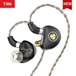 TRN TA3 2DD+1BA Hybrid Knowles Balanced Armature In-Ear Monitors With 2.5/3.5/4.4 Swappable Connectors