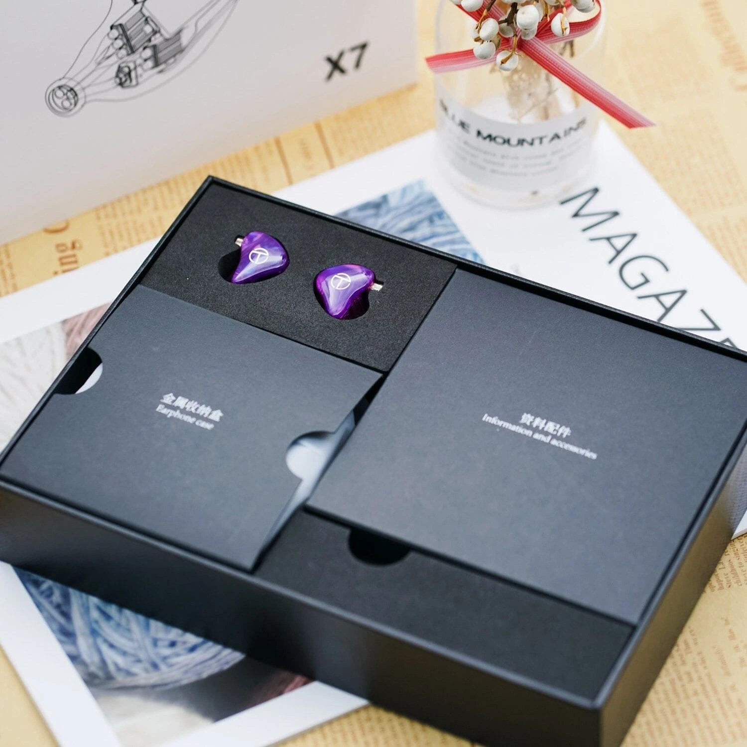 TRN X7 7 Balanced Armature Drivers In-Ear Monitors - Image 3