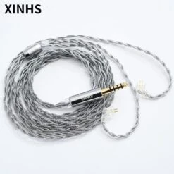 XINHS 4 Cores Graphene Alloy Silver Plated Earphone Cable 2.5 3.5 4.4 - MMCX 2Pin QDC TFZ