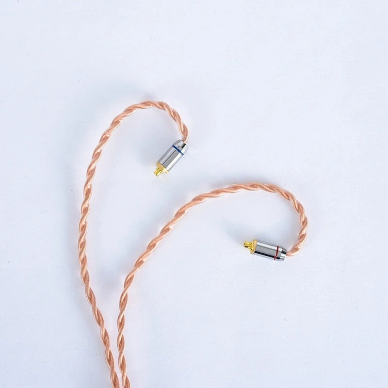 XINHS XIN04 4 Core 6N Single Crystal Copper Earphone Cable 2.5/3.5/4.4mm MMCX/2PIN/QDC/TFZ For KZ TINHIFI T2 - Image 4