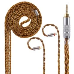 Yinyoo 8 Core Pure Silver Upgraded Cable 2.5/3.5/4.4mm Balanced Cable With MMCX/2pin Connector